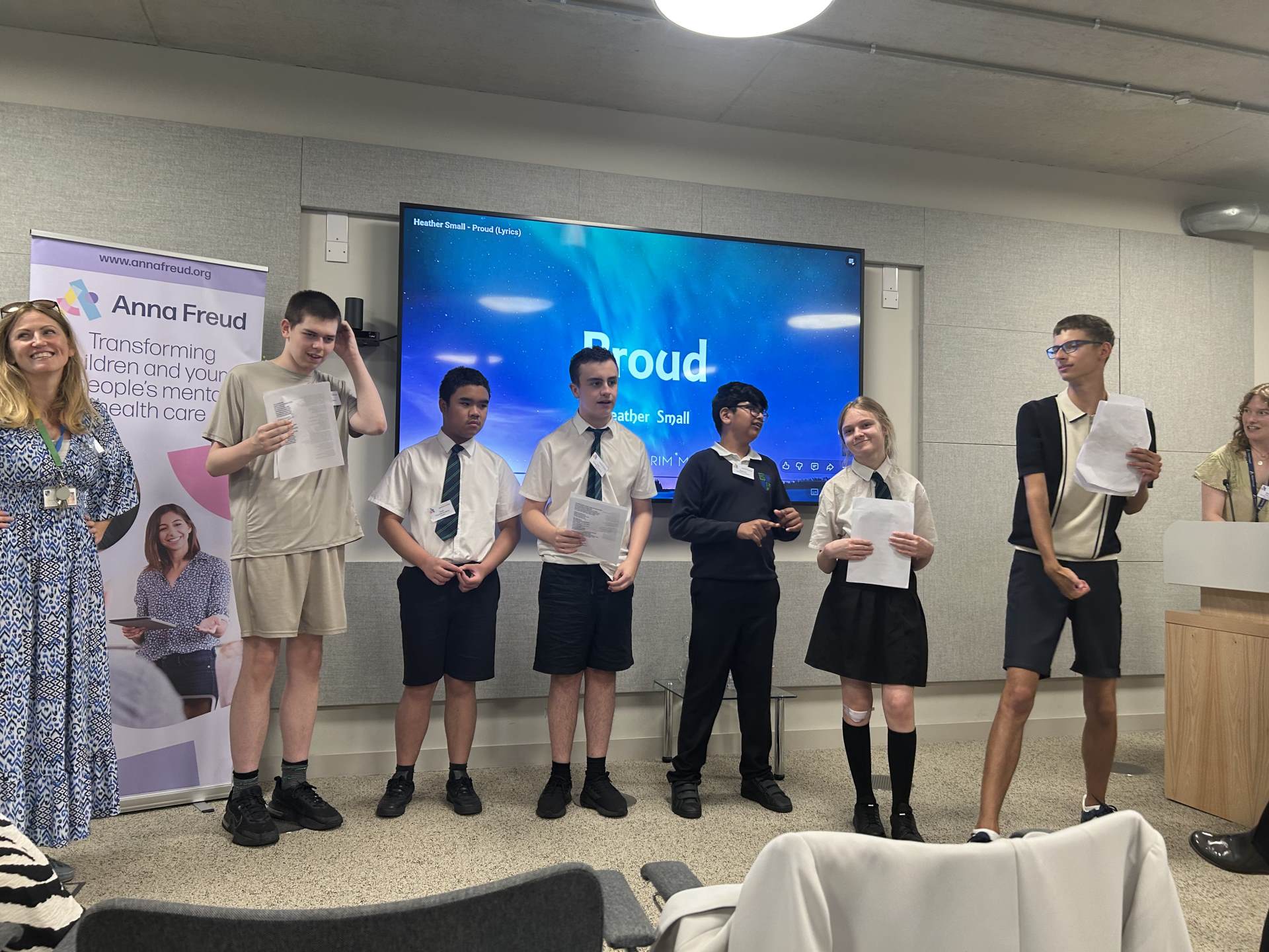 Woodside Choir Receives Standing Ovation at Greater London Mental Health Event